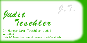 judit teschler business card